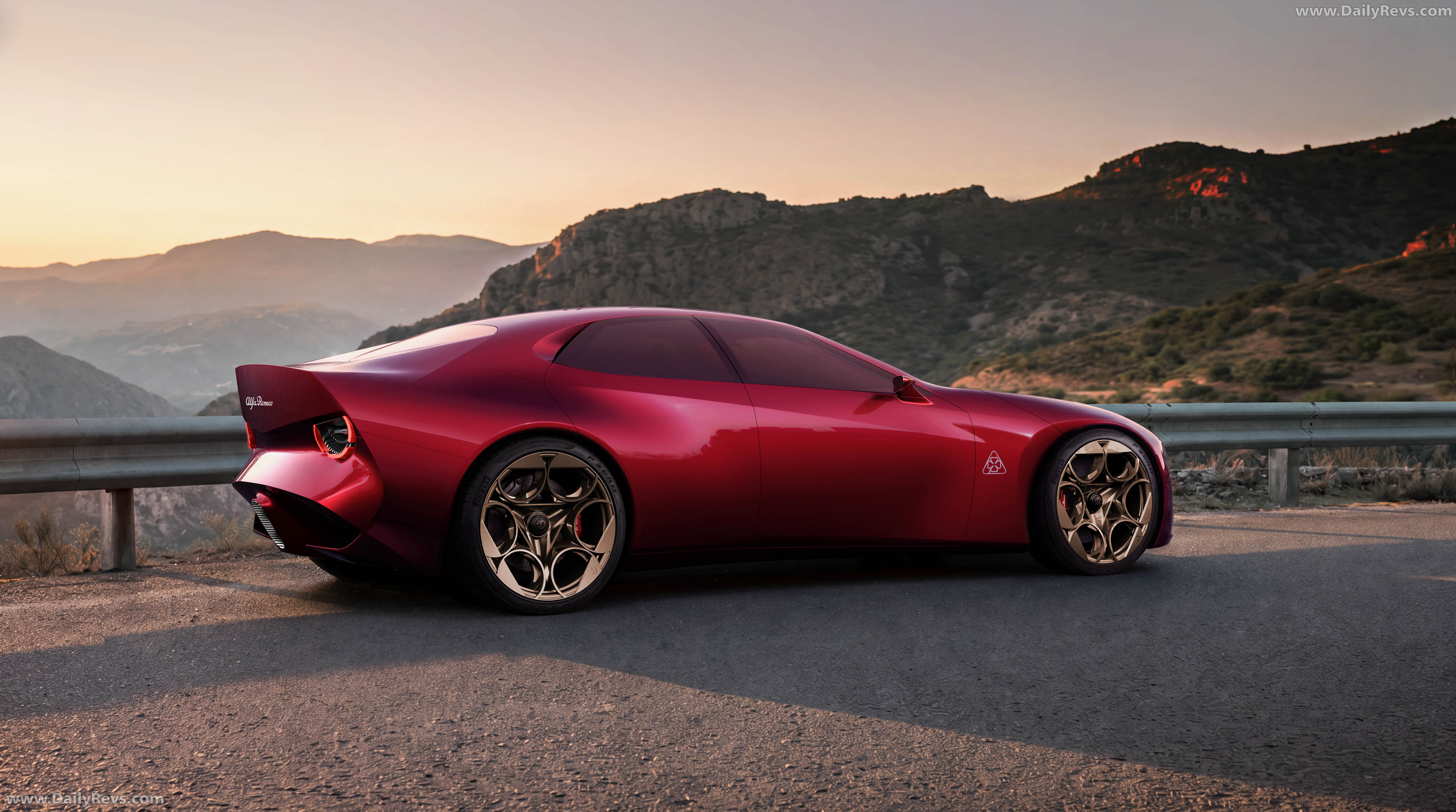 2026 Alfa Romeo Cuorerosso Concept Rear View